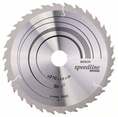 BOSCH 2608640803 - Pílový kotúc Speedline Wood 210 x 30 x 2,6 mm, 30
