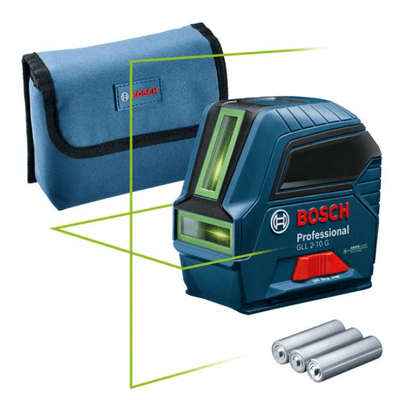 BOSCH GLL 2-10 G Professional - 0601063P00 - Líniový zelený laser