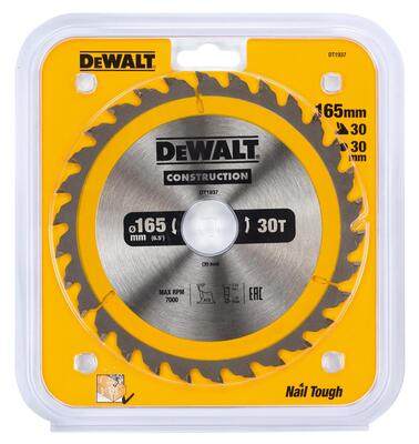 DeWALT KOTUC PILOVY 165x30mm 30Z DT1937