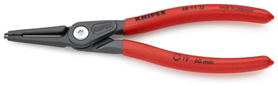 KNIPEX 48 11 J2 SB Presné kliešte na poistné krúžky pre vnútorné poistné krúžky vo vŕtaných otvoroch