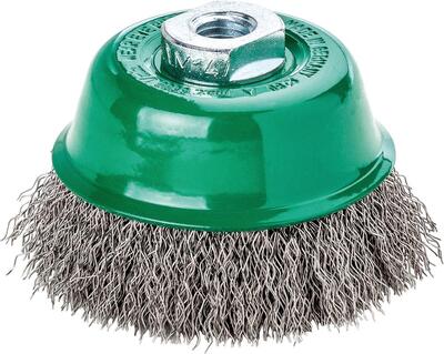 LESSMANN Kotúč kartáčový M14 65mm hrncový nerez V4A Lessmann