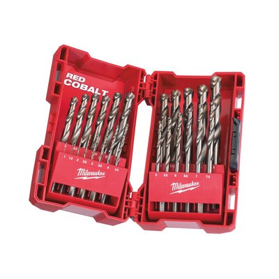 MILWAUKEE FÚRÓKÉSZLET FÉM HSS-G CO RED COBALTHOZ (25 DB) 4932352471