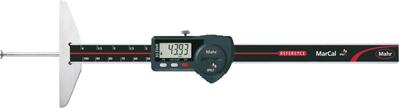 Hĺbkomer posuvný digi 100/0,01mm DIN862 RS232 USB tanierový Mahr
