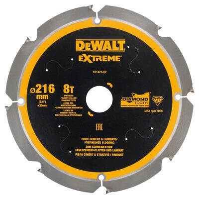 DeWALT Kotúce rezné 216/30 8z na cementovo-vláknité dosky DT1473