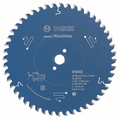 BOSCH 2608644098 - Pílový kotúc Expert for Aluminium 184 x 16 x 2,6 mm, 48