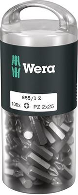 WERA Sada bitov PZ 2 x 25mm 855/1 DIY 100 Wera