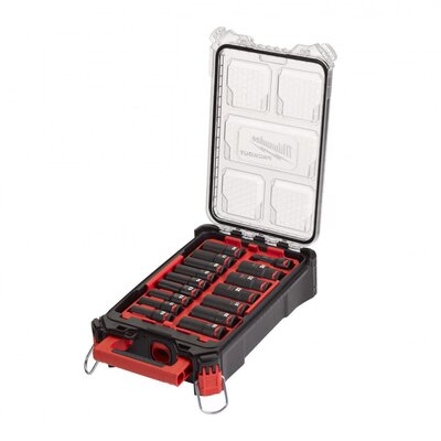 MILWAUKEE CSOMAGOLÁSI KULCS KÉSZLET SHOCKWAVE 1/2" HOSSZABB (16 DB) 4932480943