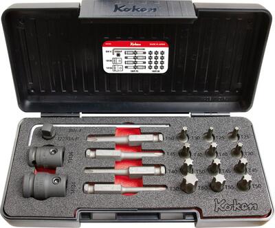 N.A. Kraft- Bitová súprava 7/16" 20-dielna Torx Koken