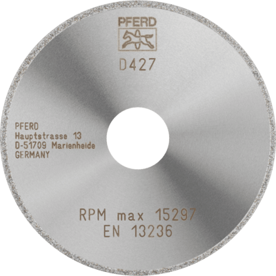PFERD TOOLS Diamantové / CBN rezné nástroje EP Bond D1A1R 100-2-22,23 D 427 GAD