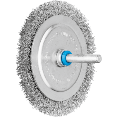 PFERD TOOLS Kolesové kefy s nasadeným hriadeľom RBU 8004/6 INOX 0,20