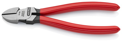 KNIPEX 70 01 160 Bočné cvikacie kliešte poplastované čierne atramentované 160 mm