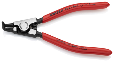 KNIPEX 46 21 A01 SB Kliešte na poistné krúžky pre vonkajšie poistné krúžky na hriadeľoch poplastovan