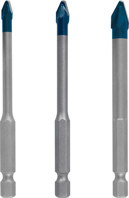 BOSCH Sada vrtákov EXPERT Hard Ceramic HEX-9, 5 x 90, 6 x 90, 8 x 90 mm, 3 ks - 2608900595