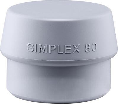 Hlava SIMPLEX 80mm TPE stredná typ 3203 Halder