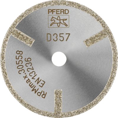 PFERD TOOLS Diamantové / CBN rezné nástroje EP Bond D1A1R 50-2-6 D 357 GAG