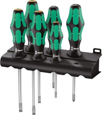 WERA Sada skrutkovačov 6 diel Kraftform Plus 334/355/6 Wera