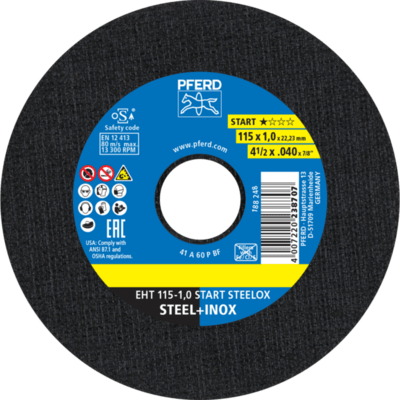 PFERD TOOLS Rezné kotúče EHT 115-1,0 MM START (10)