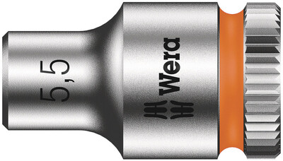 WERA 8790 HMA Nástrčná hlavice Zyklop, upínacia časť 1/4", 5.5 x 23 mm