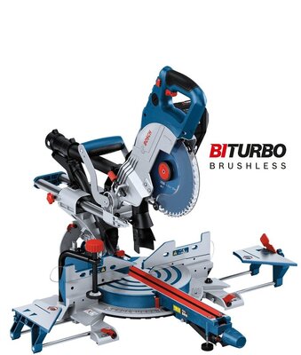 BOSCH GCM 18V-216 DC - 0601B47000 - Akumulátorová pokosová pila BITURBO - bez akumulátoru a nabíjecky