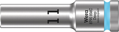 WERA 8790 HMC Deep Nástrojná hlavica, upínacia časť 1/2", 11 x 83 mm