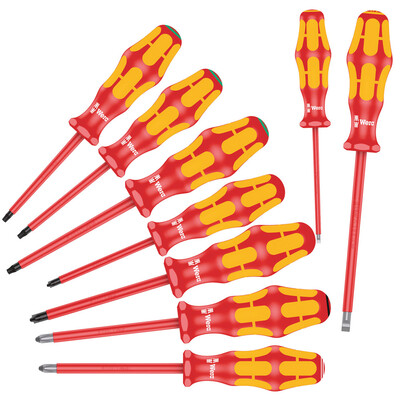WERA 160 i/162 i/167 i/9 Sada skrutkovačov Kraftform Plus série 100, 9-dielna
