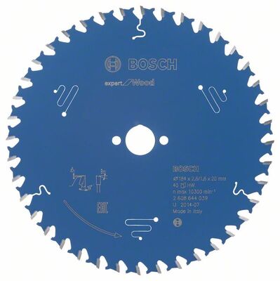 BOSCH 2608644039 - Pílový kotúc Expert for Wood 184 x 20 x 2,6 mm, 40