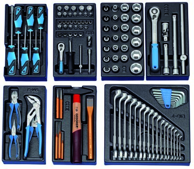 GEDORE S 1500 ES-01 Malý modulárny set 104 -častí