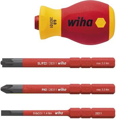 Držiak čepelí 4 diel VDE Stubby slimVario 41230 Wiha