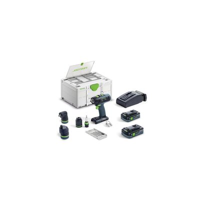 FESTOOL 577609 - Akumulátorové vrtacie skrutkovace T 18+3 HPC 4,0 I-Set