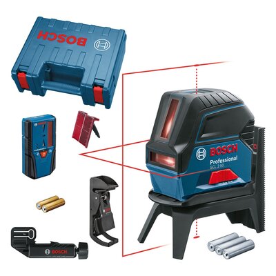 BOSCH GCL 2-50 - 0601066F01 - Kombinovaný laser + Prijímač laserového lúča LR 6