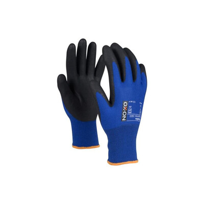 OX-ON Rukavice pracovne FLEXIBLE SUPREME 1603 modre  16051