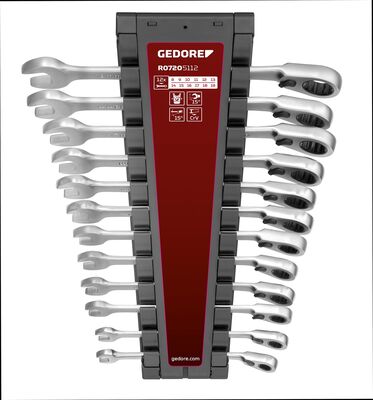 GEDORE RED Sada kľúčov očkoplochých 12 diel 8-19mm R07205112 Gedore Red