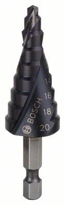 BOSCH Stupnovité vrtáky HSS-AlTiN 4 - 20 mm, 70,5 mm