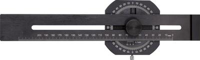 FORTIS Nástroj rysovací 200mm s uhlovou stupnicou Fortis
