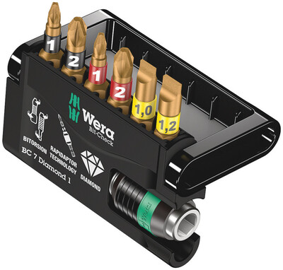 WERA Bit-Check 7 Diamond 1, 7-dielny