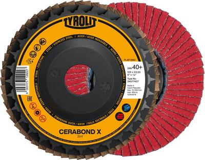 TYROLIT Kotúč lamelový 125mm K40 CERABOND Tyrolit