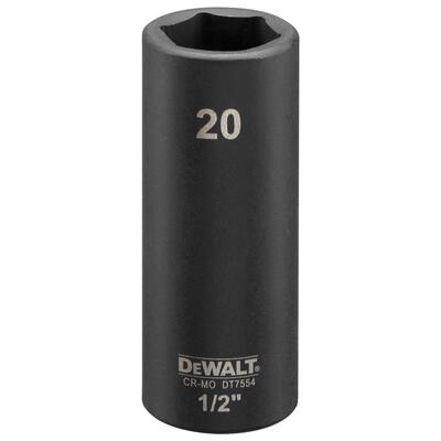DeWALT HLAVICA 20 MM 1/2 - KRATKA DT7538