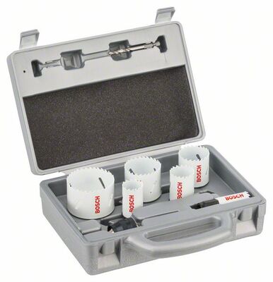 BOSCH 9-dielna súprava dierových píl pre elektrikárov 22; 29; 35; 44; 51; 65 mm