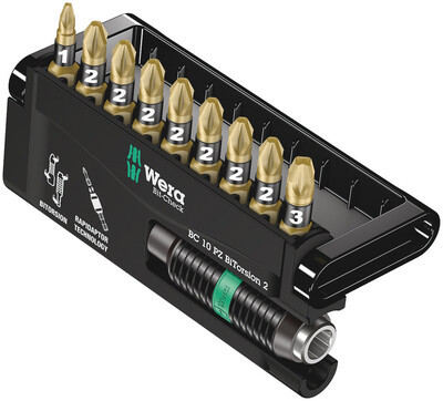 WERA Bit-Check 10 PZ BiTorsion 2, 10-dielny