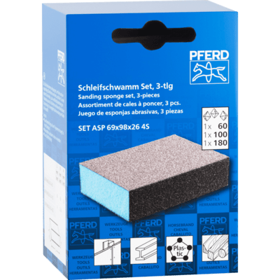 PFERD TOOLS Nástroje s povrchovou úpravou SET ASP 69x98x26 4S