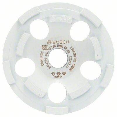 BOSCH Diamantový miskovitý kotúc Best for Protective Coating 125 x 22,23 x 4,5 mm