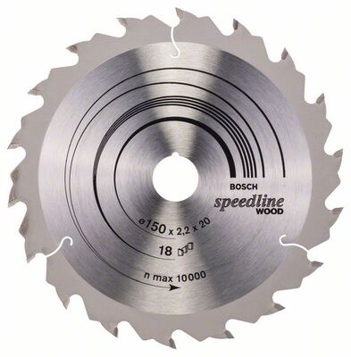 BOSCH 2608640781 - Pílový kotúc Speedline Wood 150 x 20 x 2,2 mm, 18