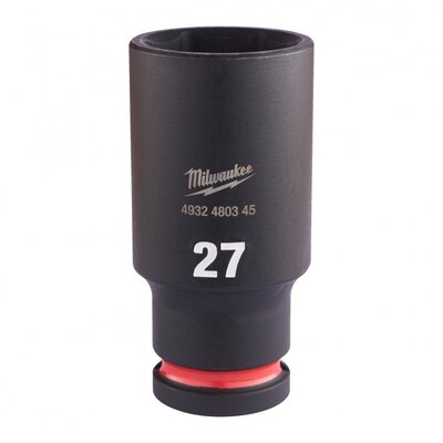 MILWAUKEE NÁSTRČNÝ KĽÚČ SHOCKWAVE 1/2" PREDĹŽENÝ HEX 27 MM 4932480345
