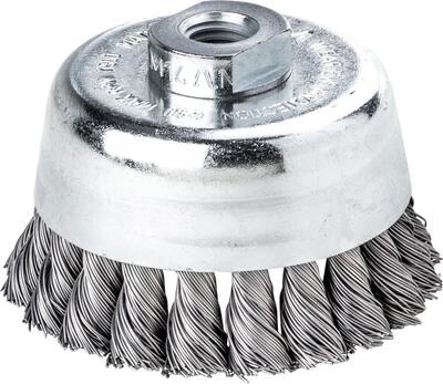 LESSMANN Kotúč kartáčový M14 65 x 0,50mm splietaný oceľ Lessmann