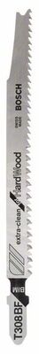 BOSCH Pílový list do priamočiarej píly T 308 BF Extraclean for Hard Wood