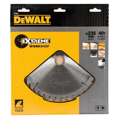 DeWALT KOTÚC PÍLOVÝ 235x30mm 40z ATB 10 DT4067