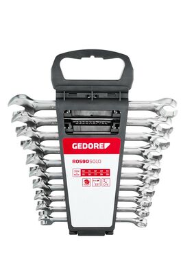GEDORE RED Sada kľúčov očkoplochých 10 diel 10-19mm otvorených R05905010 Gedore Red