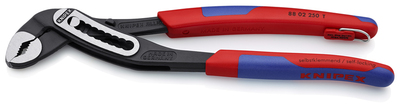 KNIPEX 88 02 250 T Alligator® Kliešte na vodné čerpadlá so štíhlymi multi-komponentnými úchopmi, s i