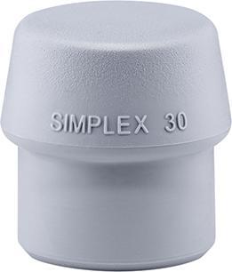 Hlava SIMPLEX 30mm TPE stredná typ 3203 Halder