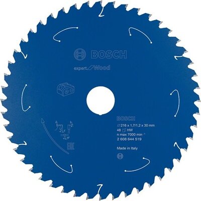 BOSCH Expert for Wood 216x1,7/1,2x30 T48 - 2608644519 - Pílový kotúč pre akumulátorové píly